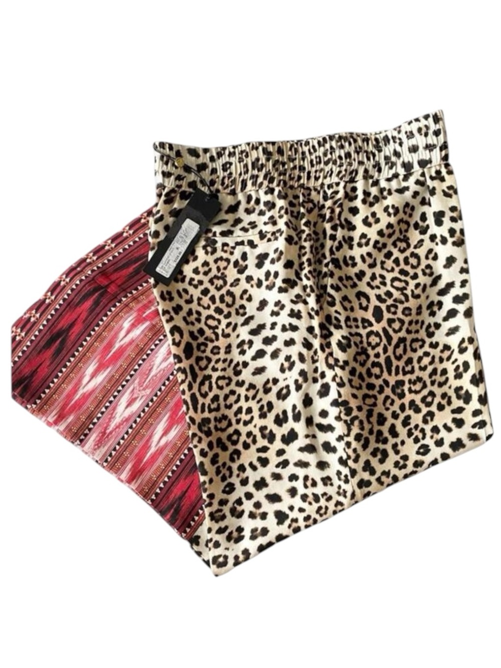 new Kobi Halperin 𑁍 Silk Leopard Print Wide Leg Pant 𑁍 Hibiscus Contrast 𑁍 M - Picture 10 of 16